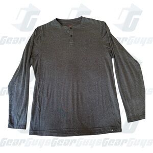 Travis Mathew Charcoal Long Sleeve Henley